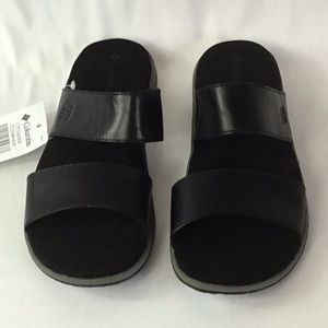 Columbia Tilly Jane slide sandals black mule shoes